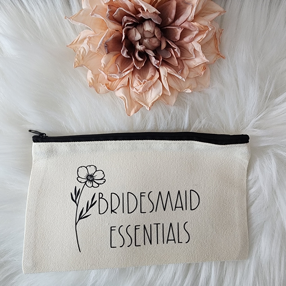 Bridal Party Essentials Pouches Set Of 3 - Picture 4 of 7